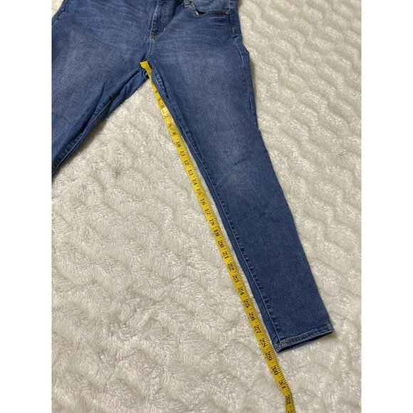 Gap Womens Skinny Sz 14R Blue Denim Jeans (34x29 Msrd) - Picture 8 of 11